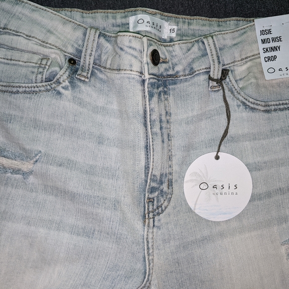 oasis white jeans